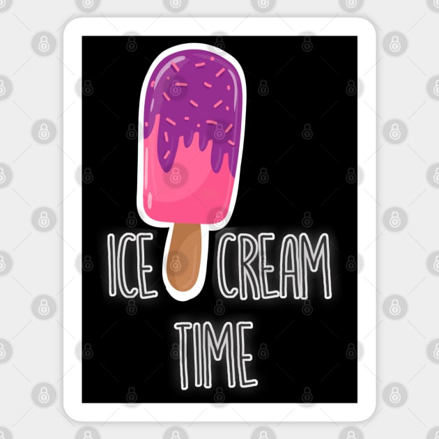 Ice Cream Time Sticker by Dojaja